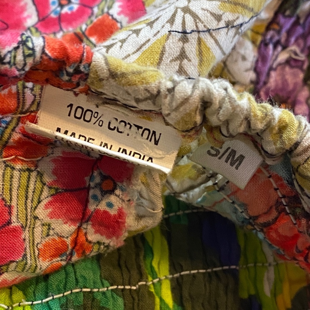 Colorful Patchwork Strapless Harem Bubble Romper - image 7